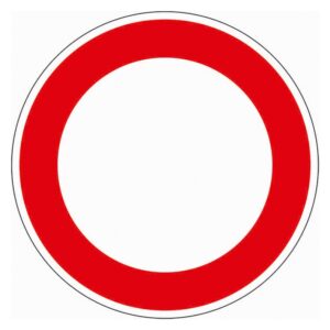 Verkehrsschild, Verkehrszeichen zur Miete bei Köhler Baumaschinen.